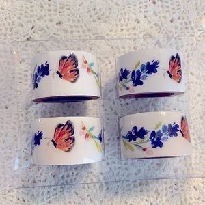 🦋🦋🦋Butterfly/Bluebonnet Napkin Rings